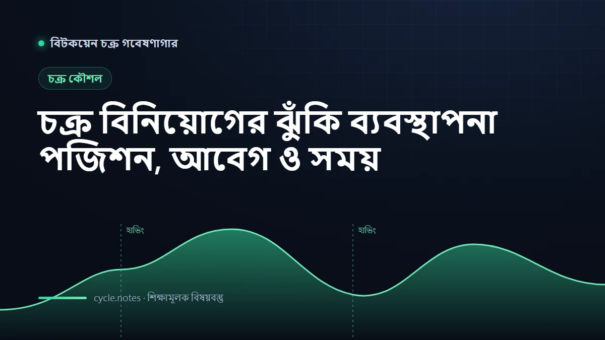 বিটকয়েন ঝুঁকি ব্যবস্থাপনা: পজিশন, আবেগ ও সময়
